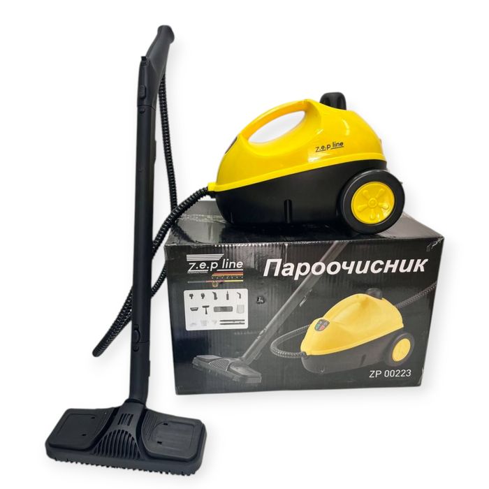 Пароочиститель мощная паровая швабра на 3000 W Zepline с насадками