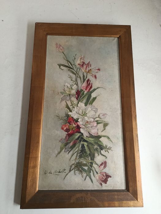 Pintura de diversas flores