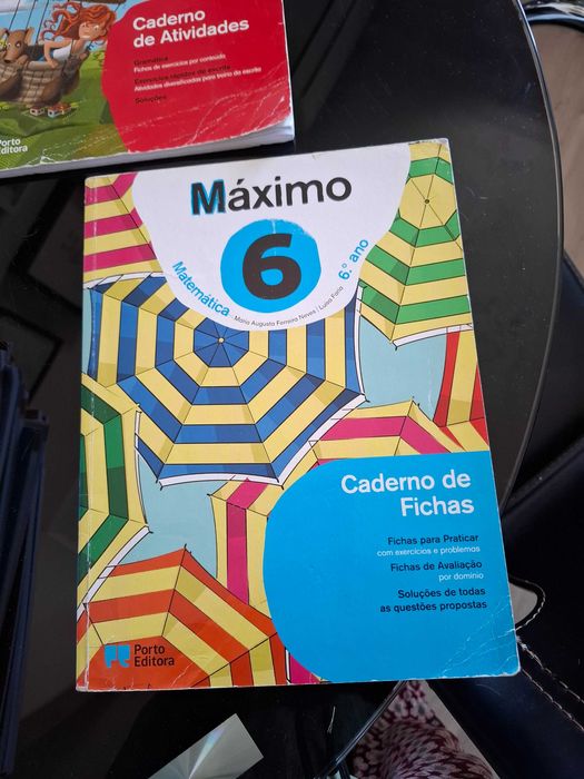 Caderno de atividades de Matemática 6º ano Porto editora