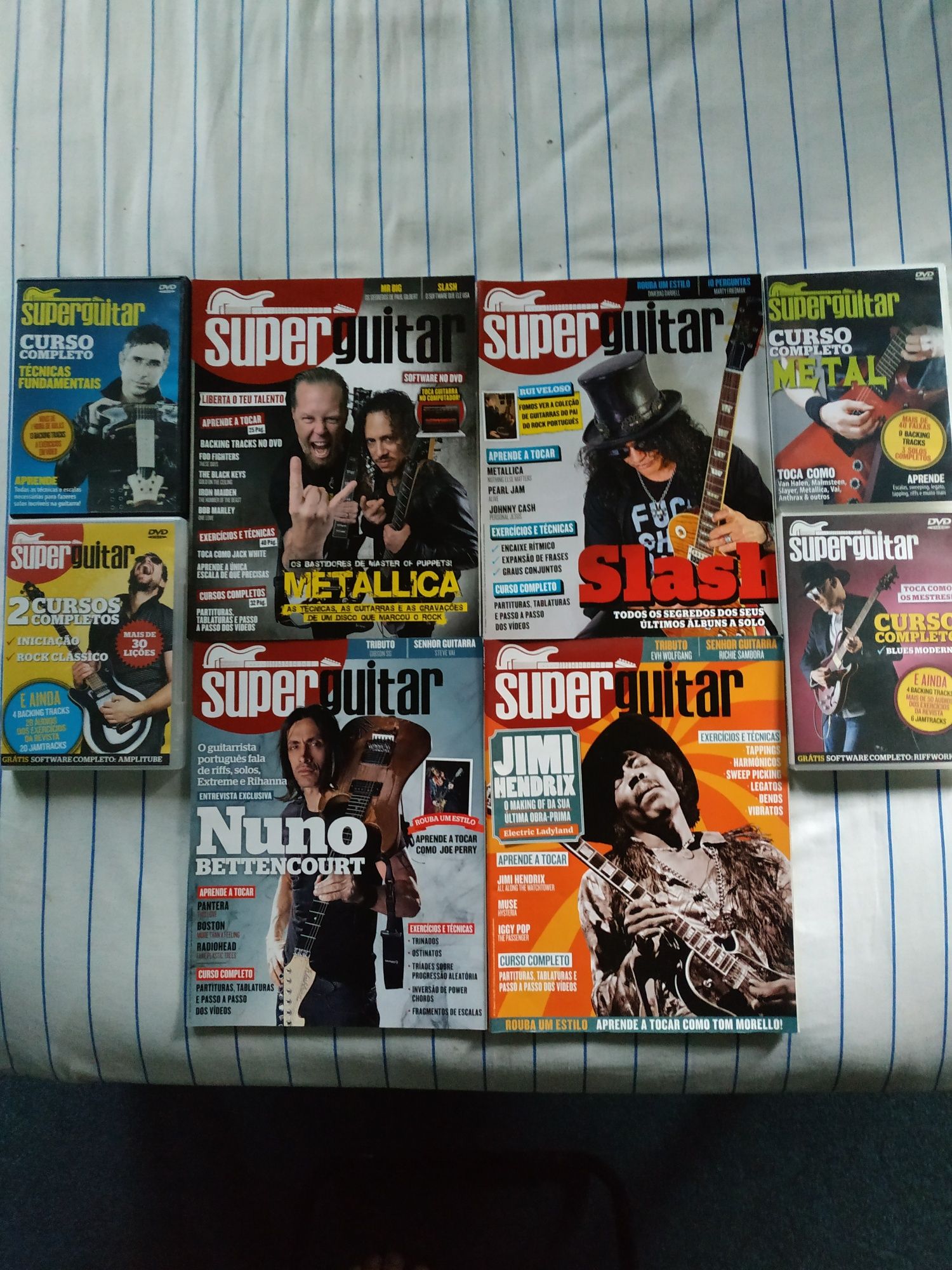 4 revistas/dvd SuperGuitar