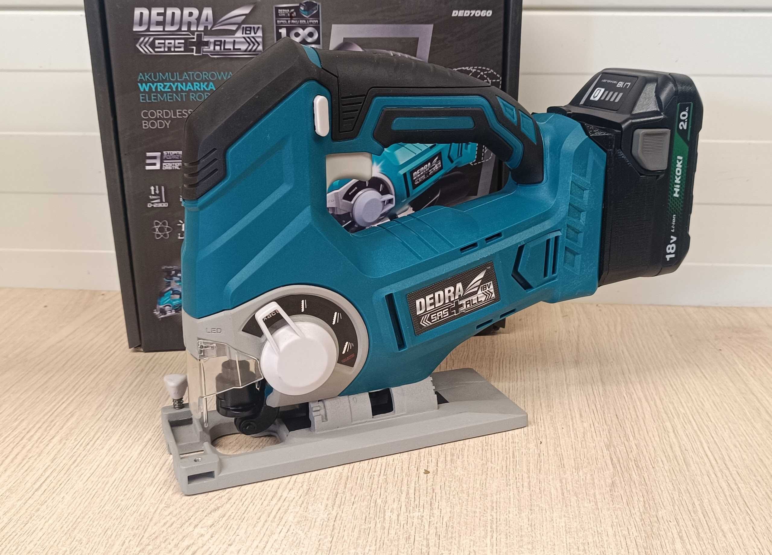 Wyrzynarka 18v Dedra 18v Adapter do Hikoki Bosch Professional Milwauke