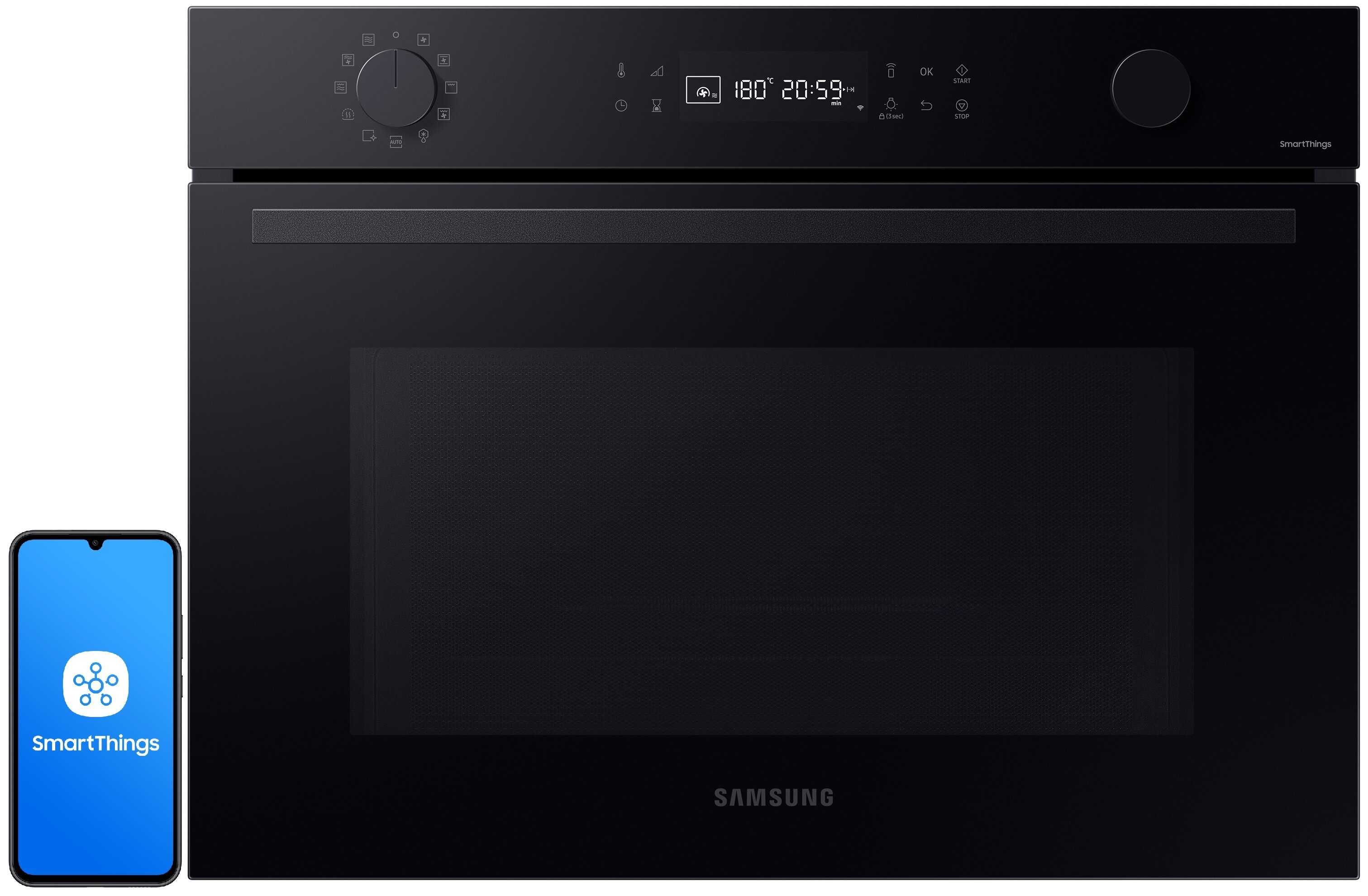 Piekarnik do zabudowy z mikrofalą SAMSUNG NQ5B4553FBK czarny