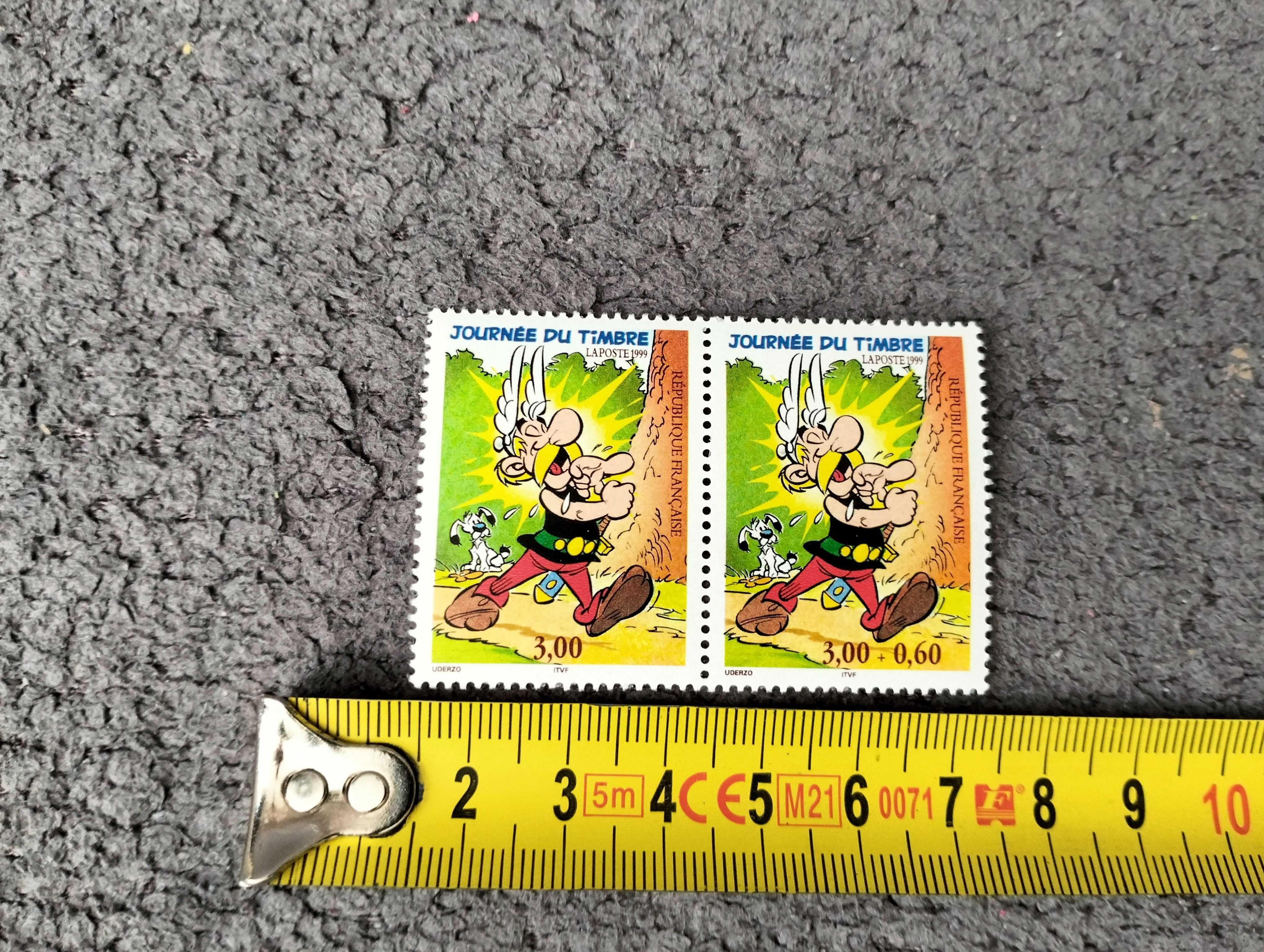 Znaczek pocztowy Asterix 2 szt., Francja, dzień znaczka