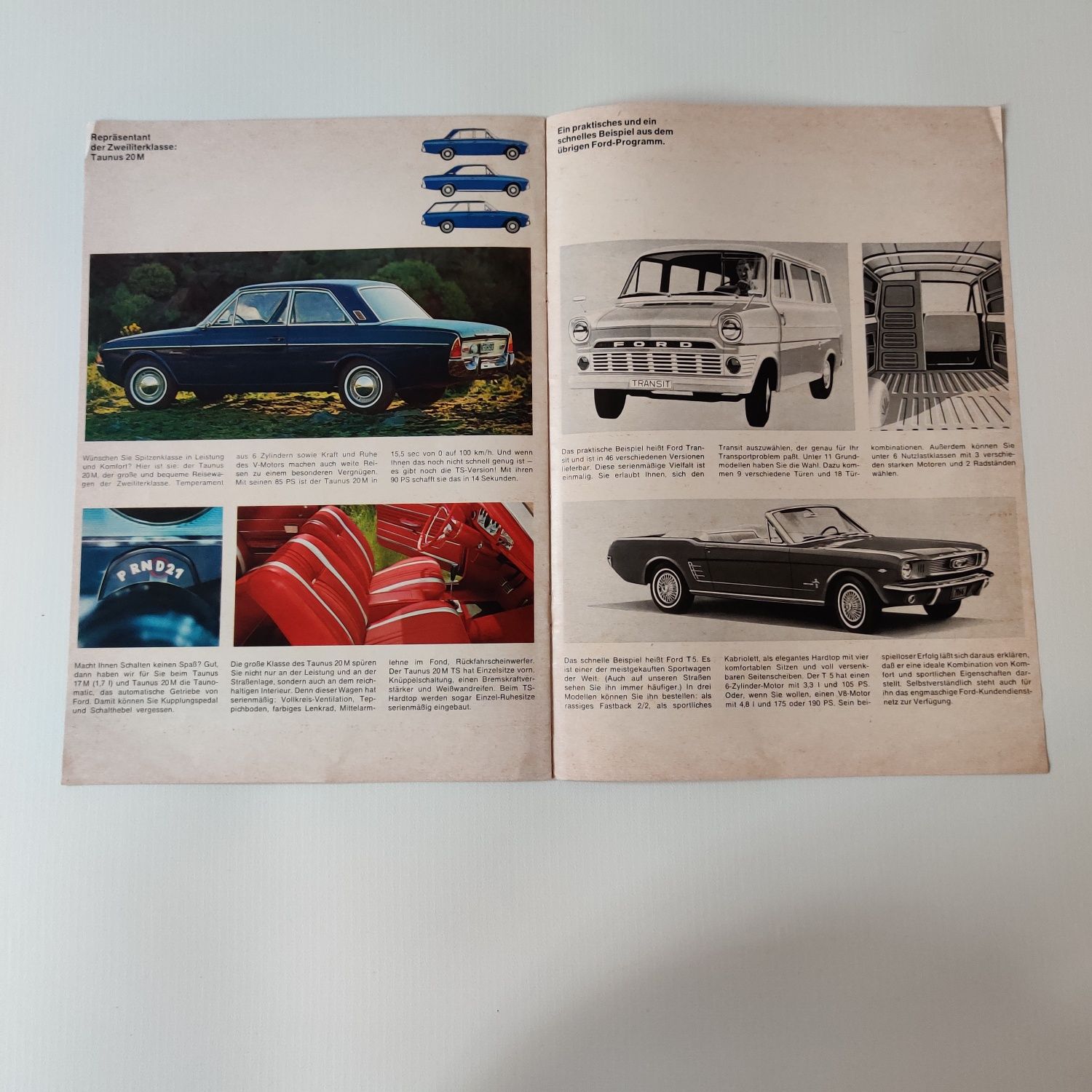 Prospekt katalog broszura motoryzacyja Ford 1967