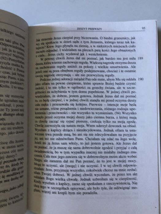 Dzienniczek Milosierdzie Boze w duszy mojej sw Faustyna Kowalska