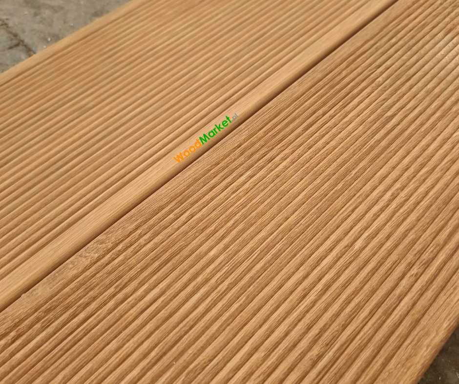 Deska tarasowa bangkirai ryfel 21x145 kl KD egzotyczna
