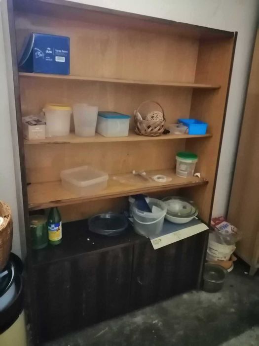 biblioteczka z prl  duża