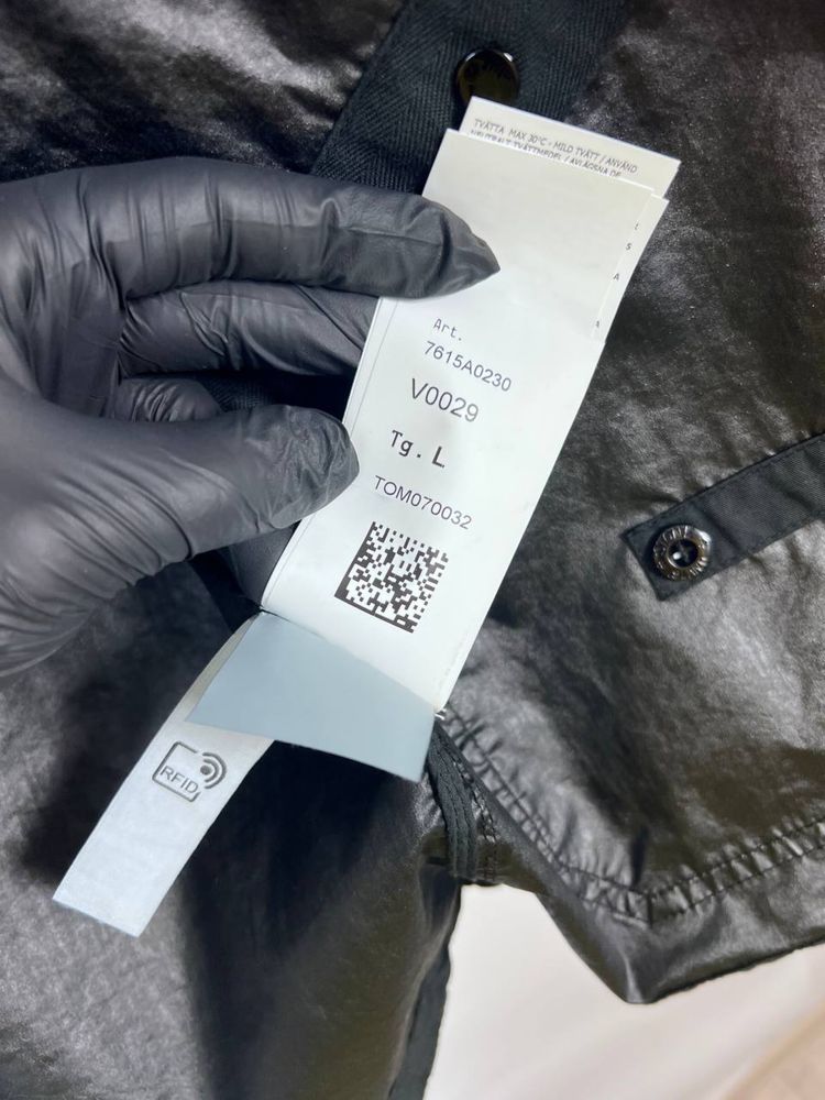 Куртка чоловіча Stone Island gore tex aggressive gommato L