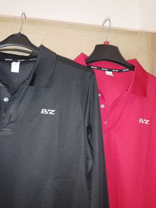 T-shirt z długimi rękawami polo mężczyzn, kobiet i młodzieży Dwupak