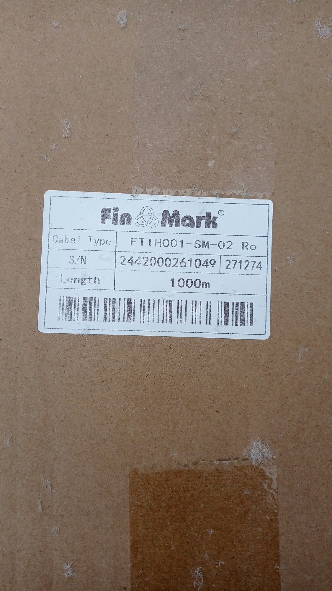 Оптический кабель оптоволокно fin mark ftth001_sm_02 Ro