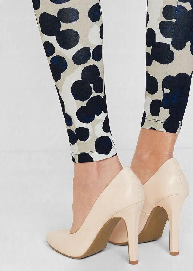 B.P.C legginsy damskie we wzory z wiskozy 36/38.