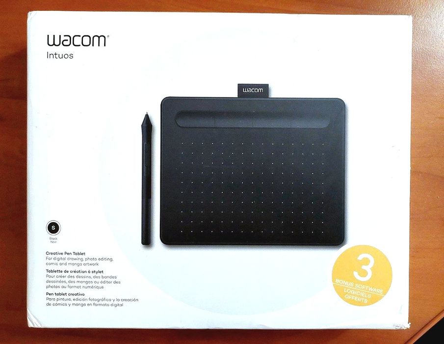 Графический планшет Wacom Intuos S Black