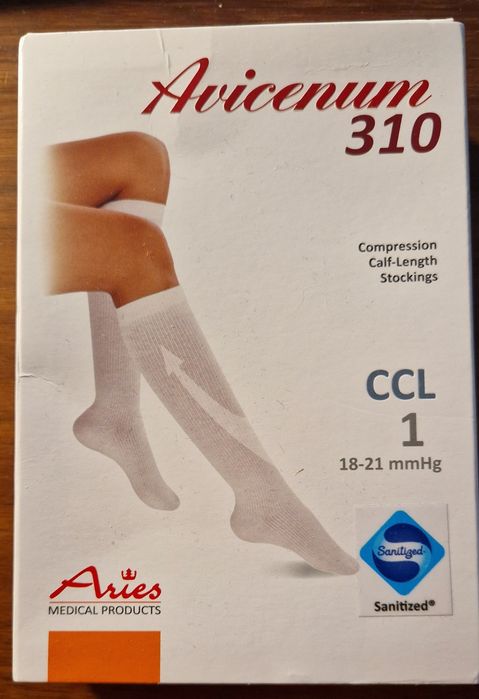 Podkolanówki Avicenum 310 rozm. 42-44 czarne