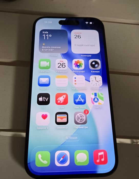 Iphone 15 Pro 128gb Black Titanium як новий