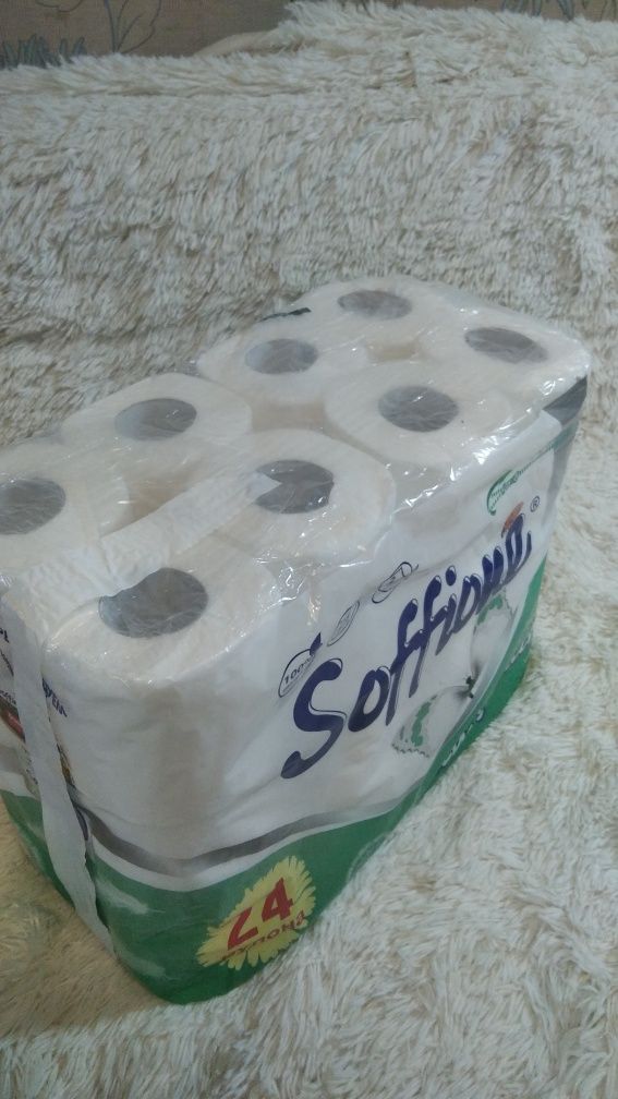 Туалетная бумага упаковка 24 шт