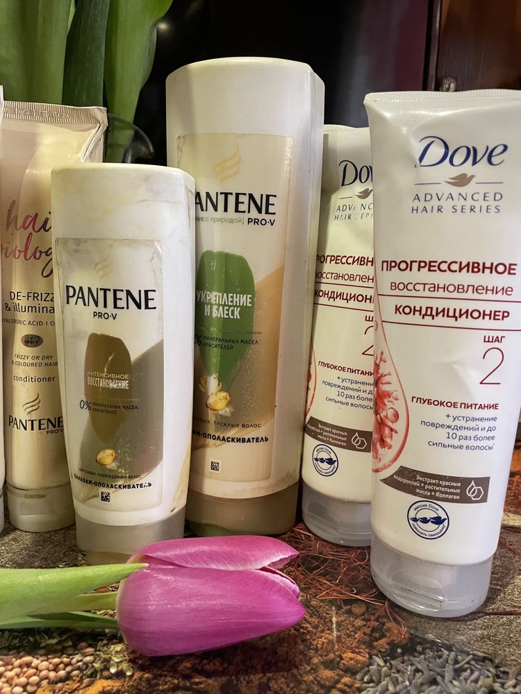 Кондиціонери,бальзами Dove,Pantene