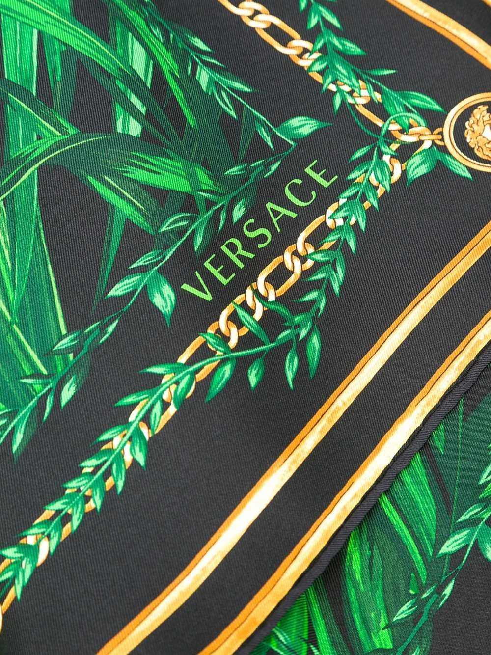 Versace Jedwabna apaszka szal chusta Pantera Joungle UNIKAT Obraz