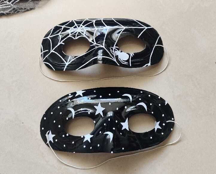 sukienka i maska przebranie dla dziewczynki