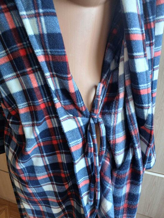 Халат картатий фліс у клітинку harbour bay М р. 48-50