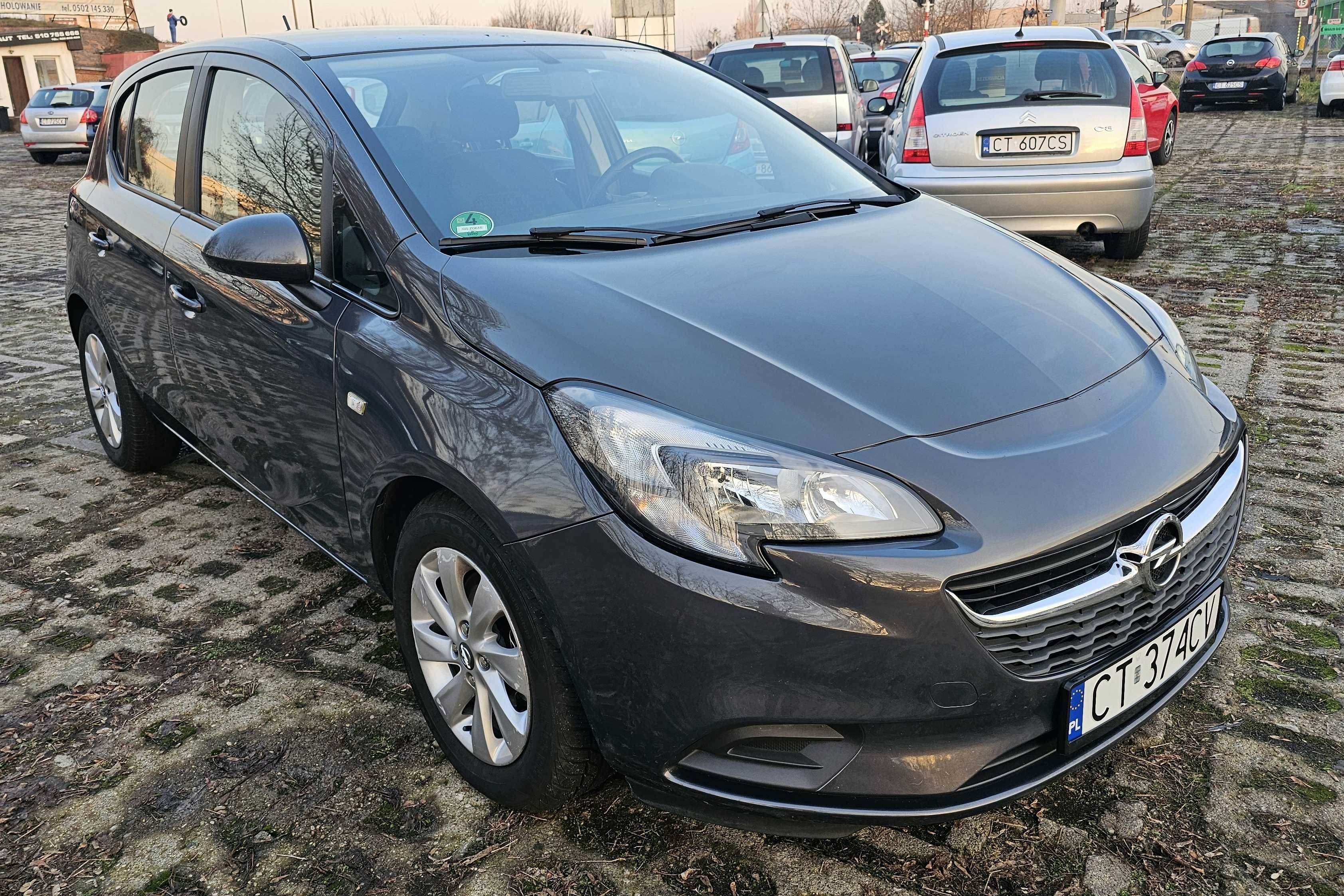 OPEL CORSA E 2015 r 1,0 T benz 90 kM 5d KLIMA zarejestrowan  151500 km