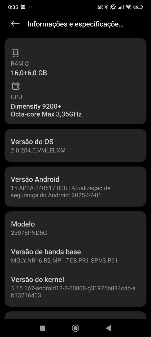 Telemóvel Xiaomi 13T pro 1 Tb