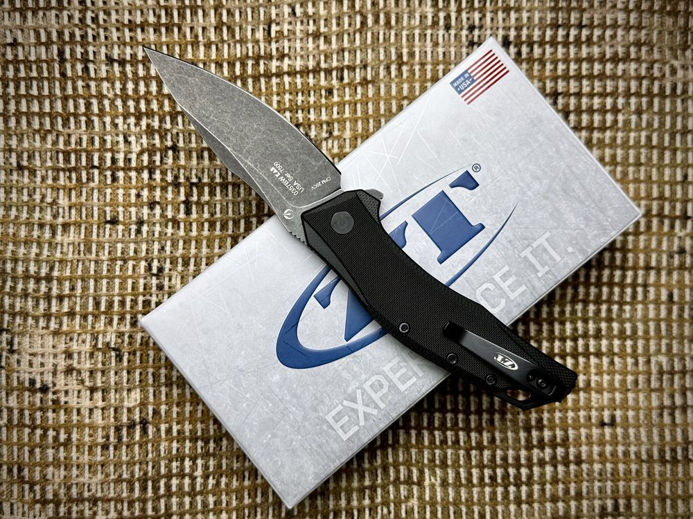 Нож ZT Zero Tolerance 0357BW BlackWash CPM-20CV