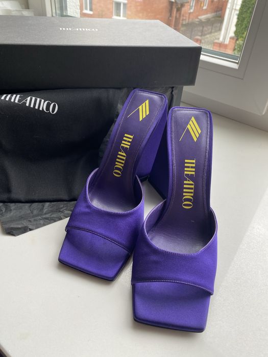 Мюлі фіолетові THEATTICO