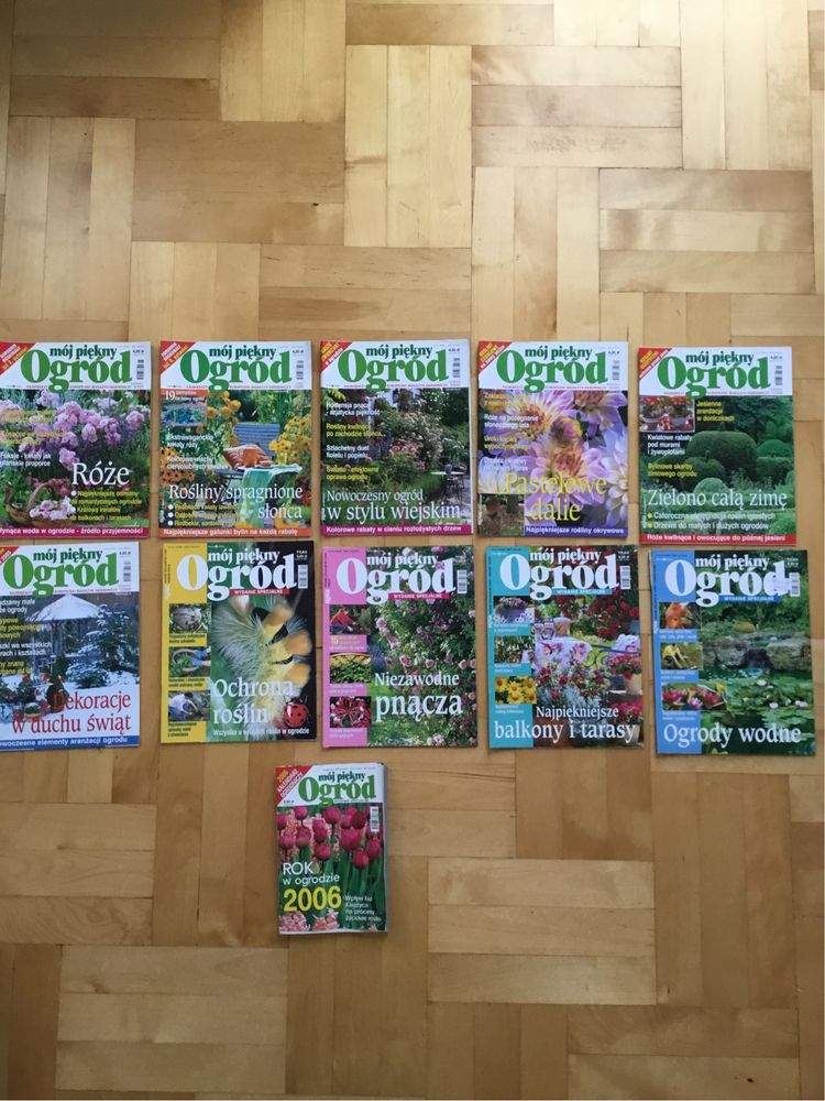 Magazyn mój  piękny Ogród z 2005 roku plus wydania specjalne