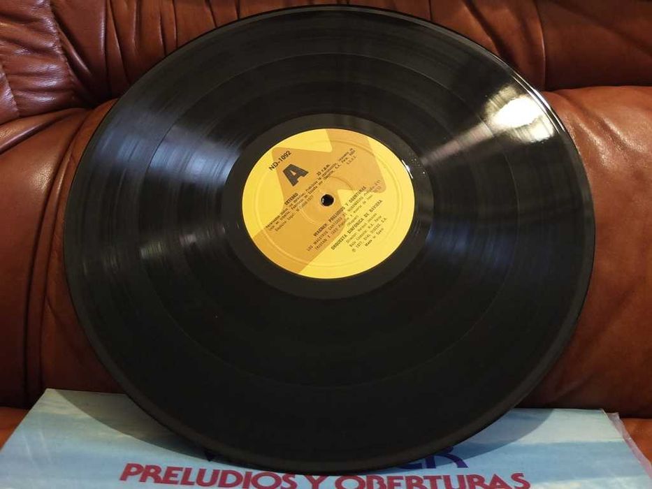 Vinil LP de Richard Wagner "Preludios Y Oberturas"