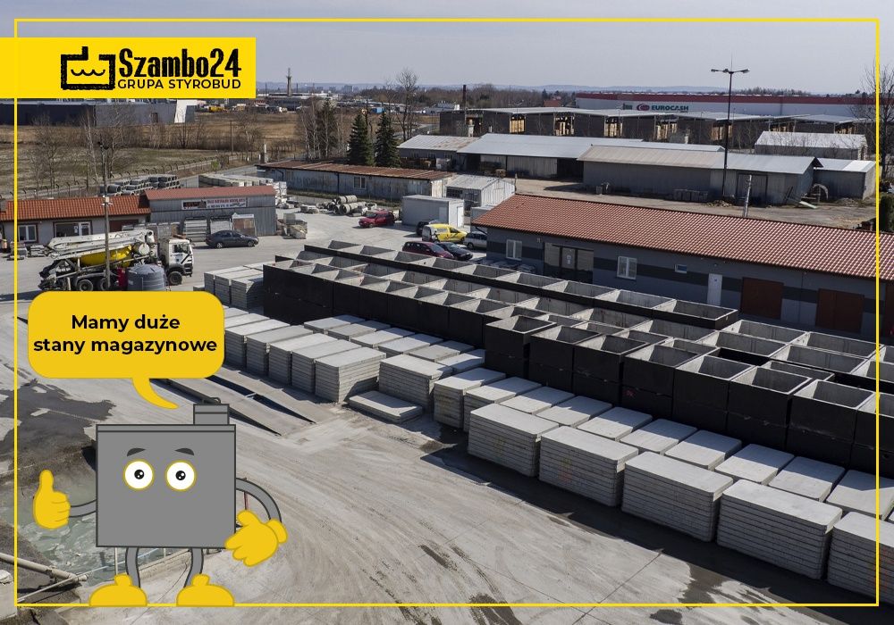 Brzozów - Szambo betonowe / Zbiornik - Producent, transport i montaż