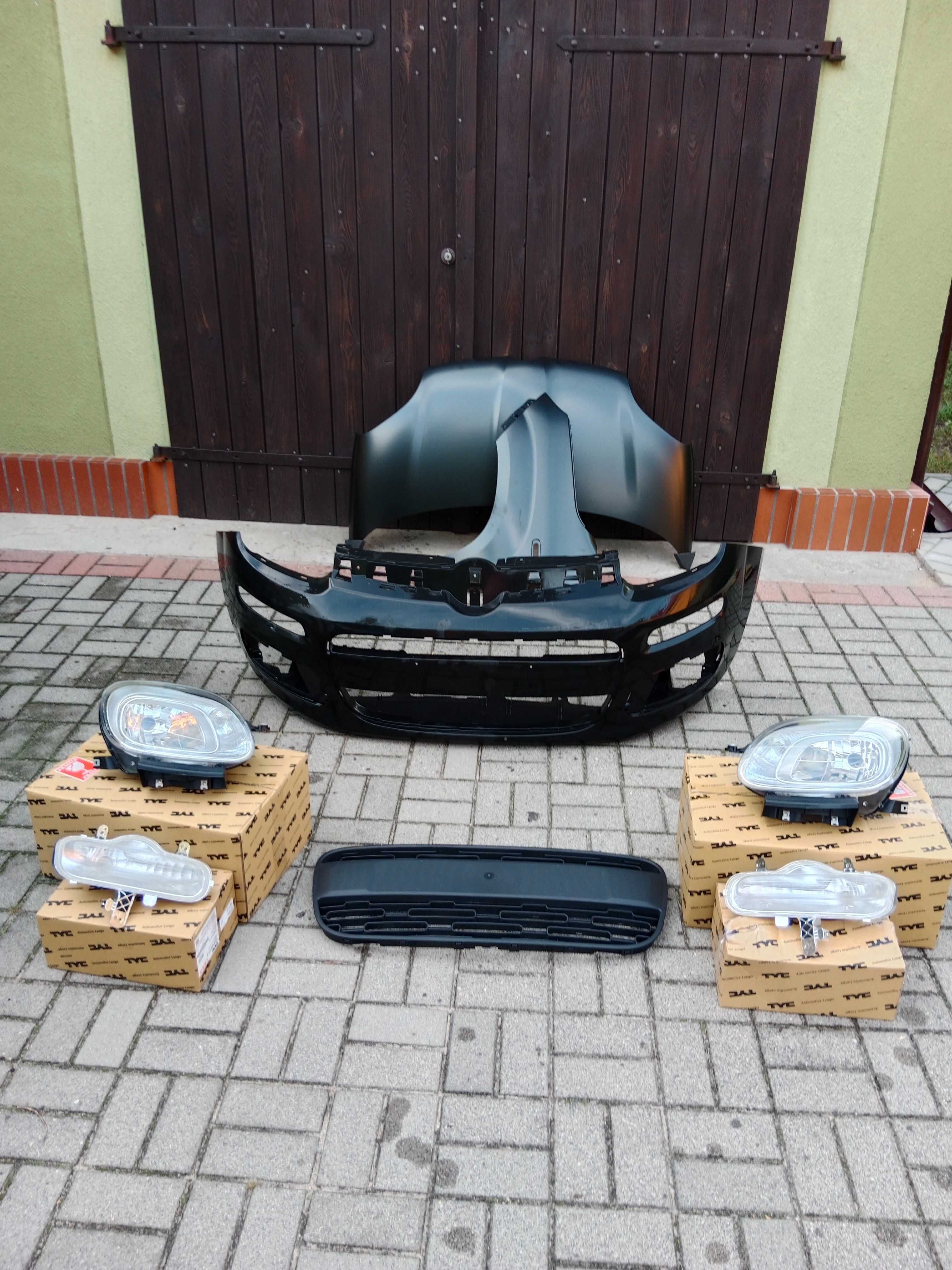 FIAT PANDA III 2012+ maska błotniki zderzak lampy