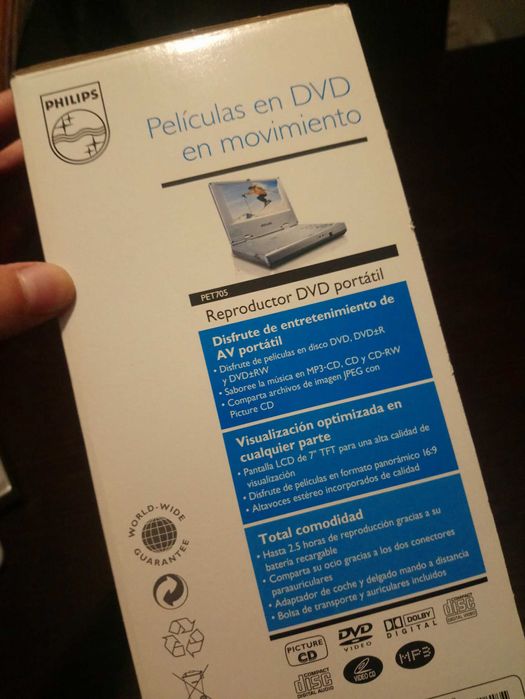 Leitor video portátil . Pouco uso . Como novo .
