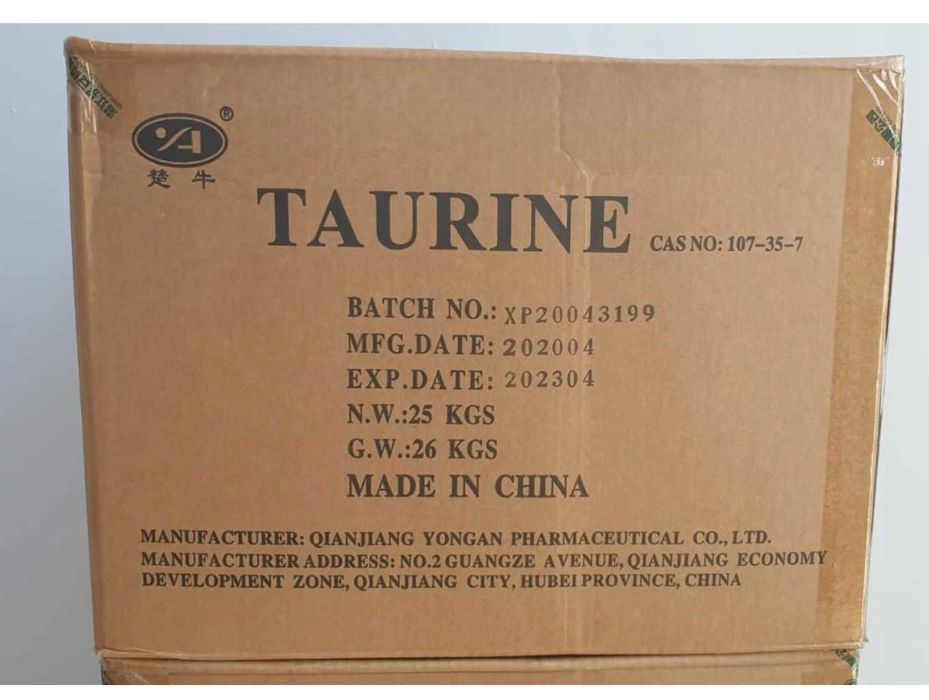 Tauryna 25kg czysta karton