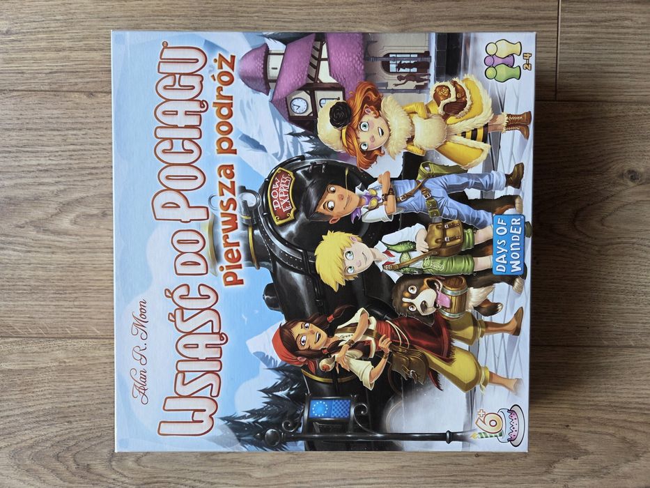 Wsiąść do pociągu Pierwsza podróż gra planszowa 6+