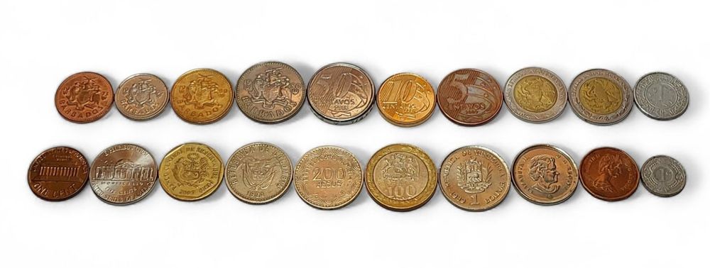 Набір монет Північної та південної Америки