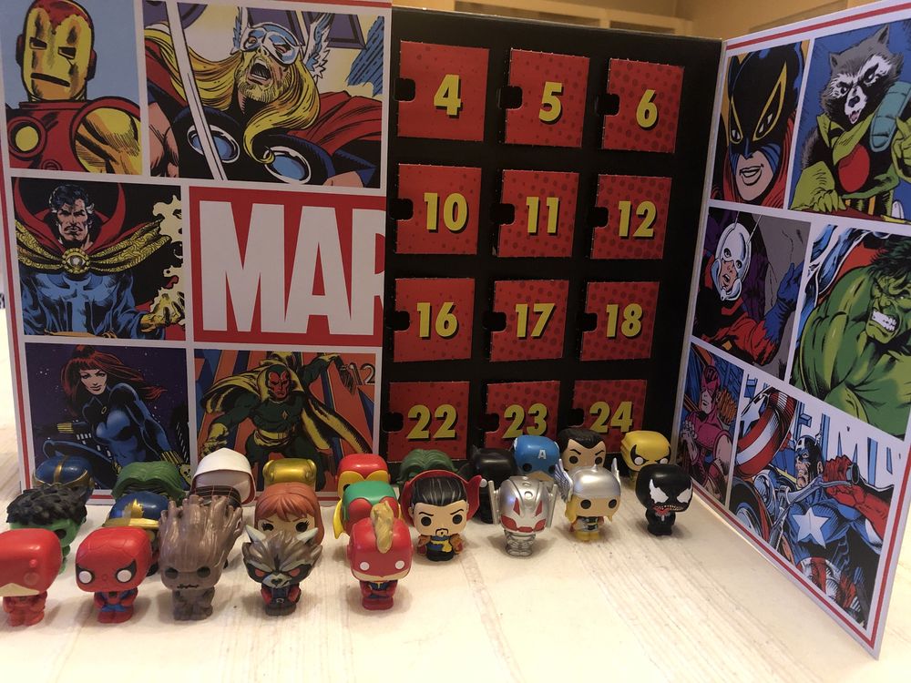 Marvel funko pop calendar