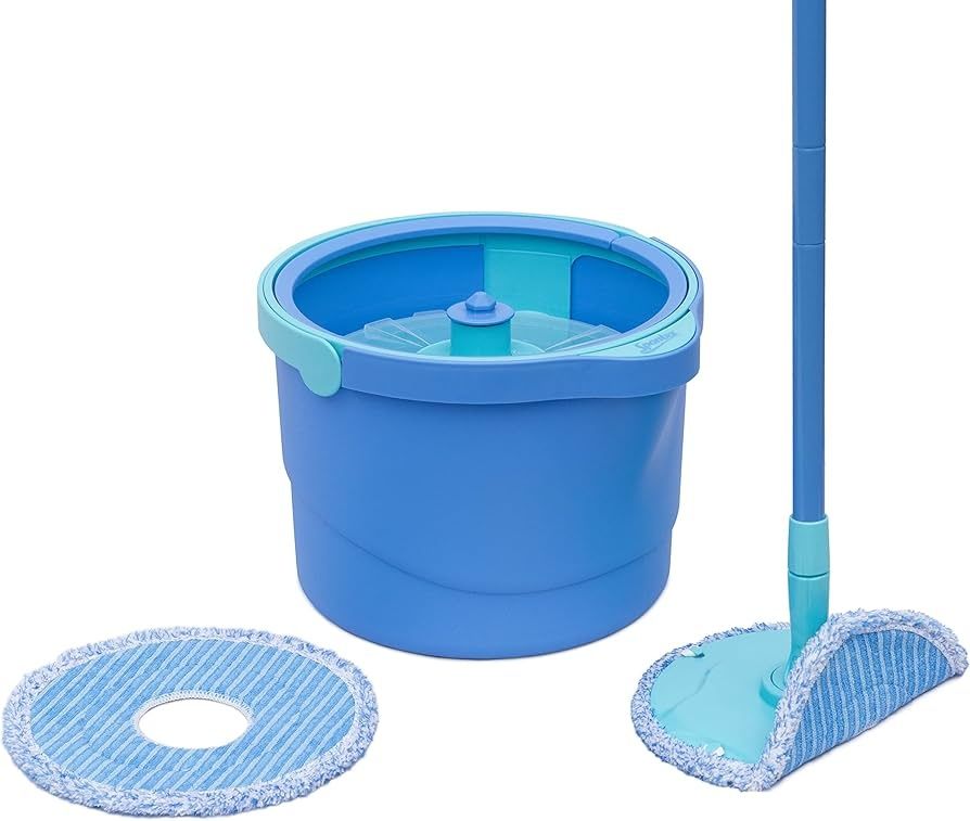 Jak Vileda.Mop obrotowy Aqua Revolution z wiadrem i dodatkowym zapasem