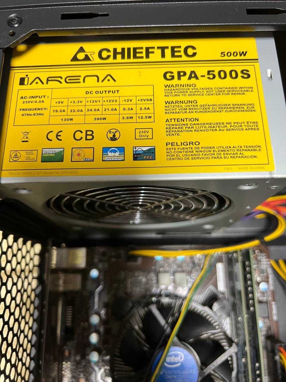 Корпус Vinga CS210B / MSI H110M PRO-D + Intel Pentium G4600