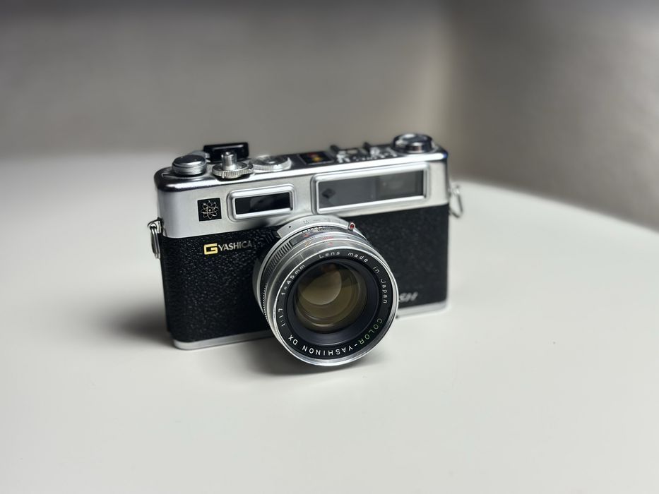 Yashica TL Electro 35 GSN 45mm f1.7 po serwisie aparat analogowy
