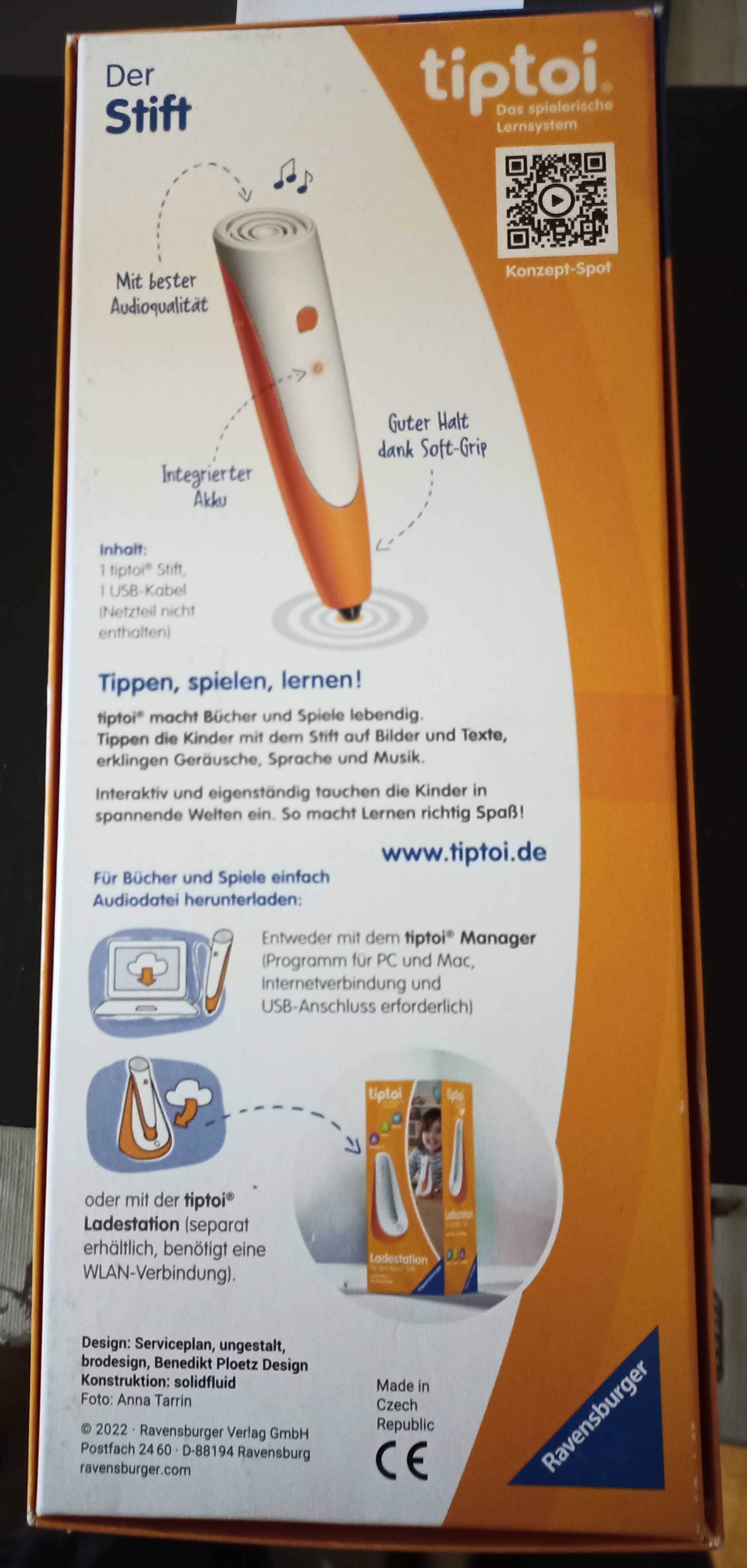 Interaktywny długopis Ravensburger tiptoi Pen