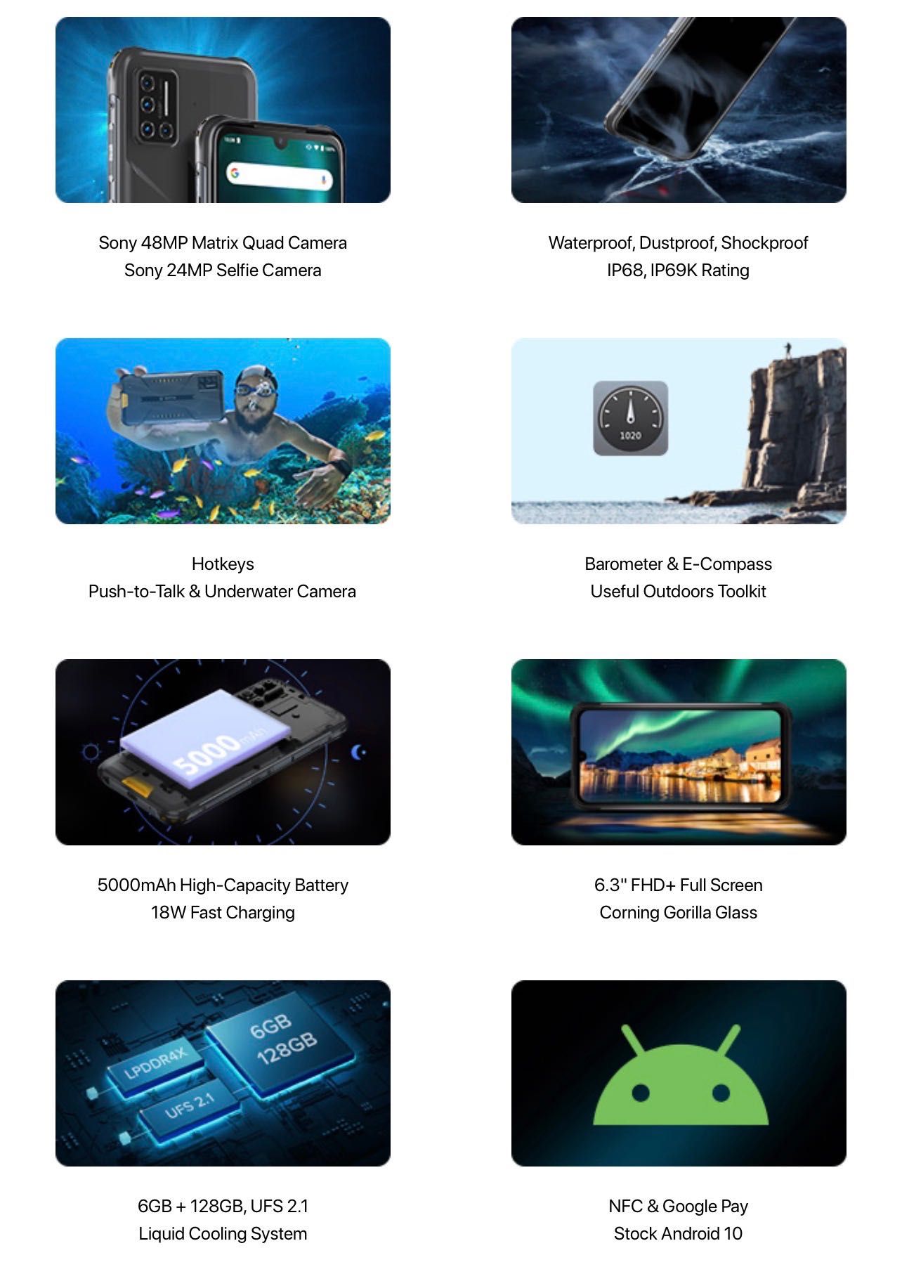 Umidigi Bison 6GB/128GB Laranja