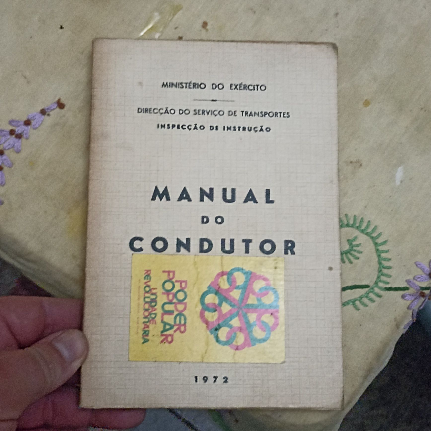 Manual do Condutor de 1972 Inspecção de Instrucao