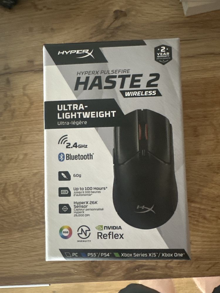 Myszka HyperX  Pulsefire Haste 2 Wireless