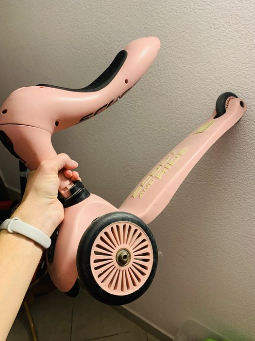Hulajnoga Scoot and ride rozowa - na części