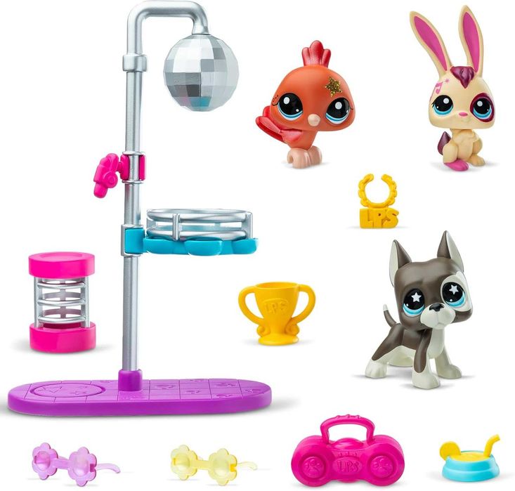 Littlest Pet Shop Disco G7 LPS ЛПС Пет Шоп Дог Диско Вечірка кішка cat