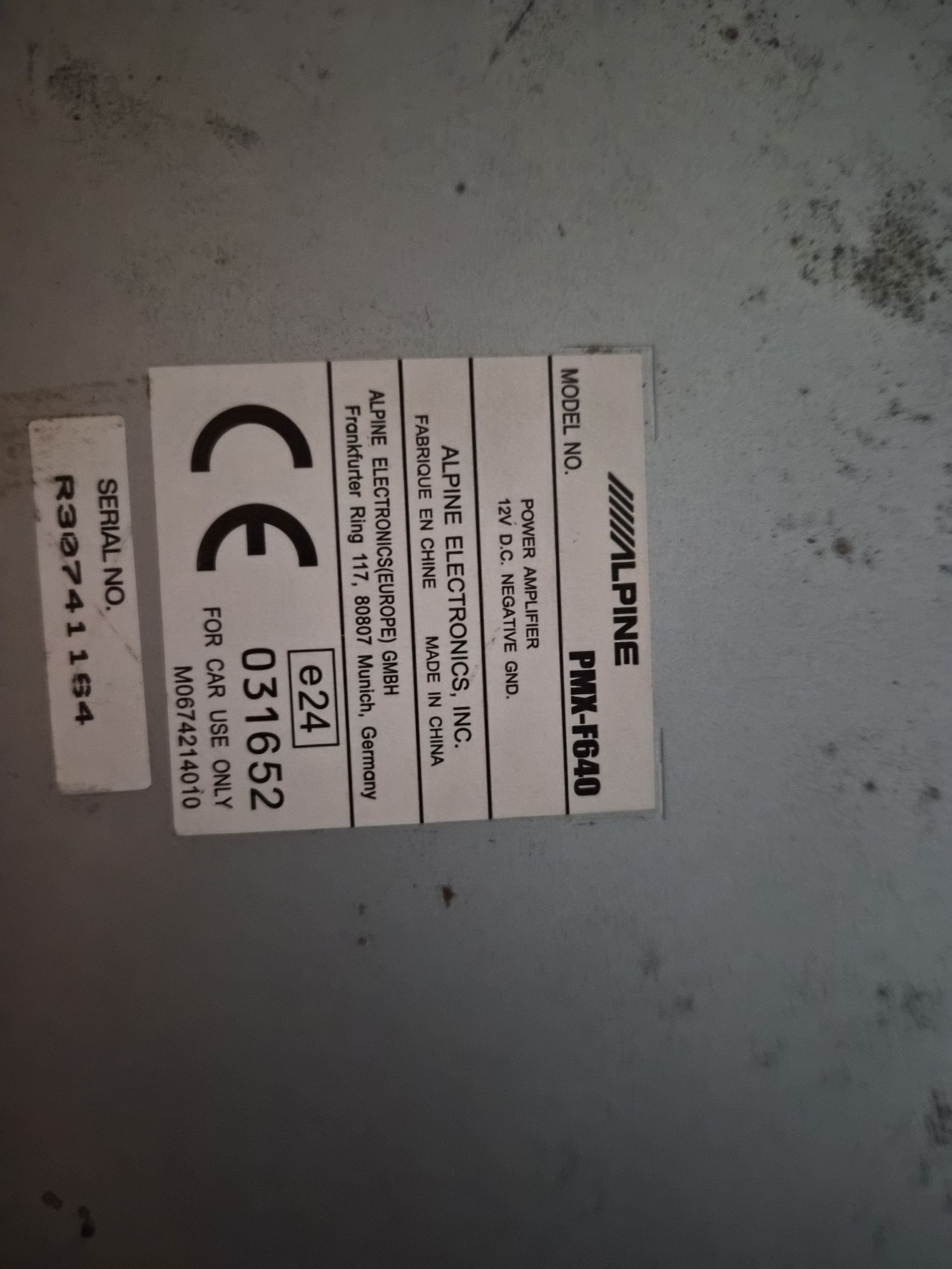 Amplificador car audio pioneer pmx f640