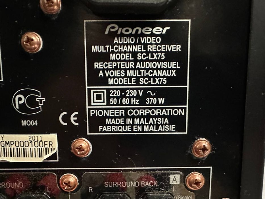 9.2 AV Amplituner Pioneer SC LX 75 , 180 Wat, HDMI USB 3D RDS