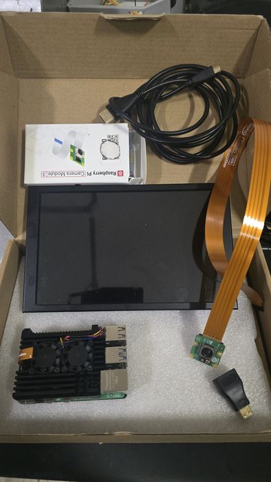 Raspberry pi5 + camera module 3 + дисплей Elecrow SH080T