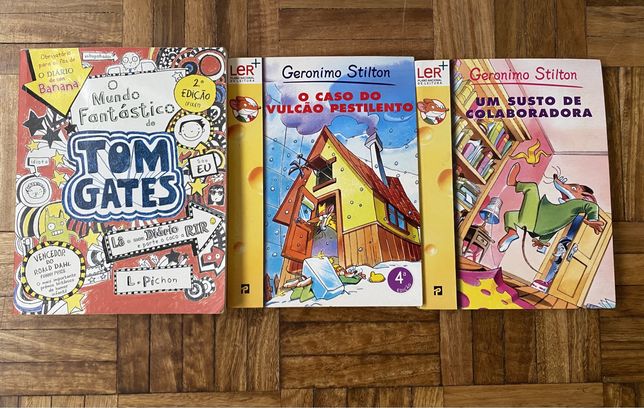 Livros infantis Geronimo Stilton/Tom Gates