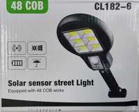 LED св-к  48COB 120° на солнечной батарее и аккумулят АКЦИЯ!!! от 5шт.